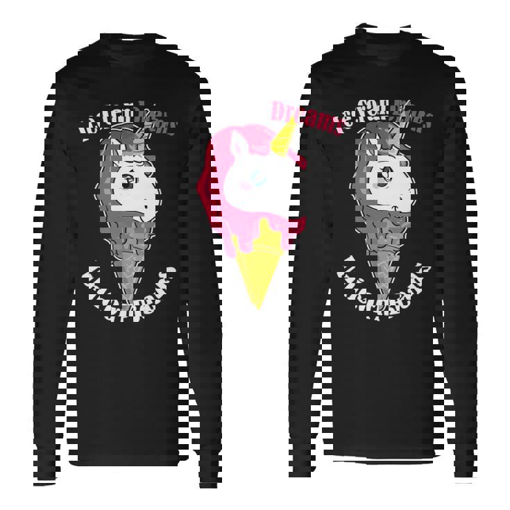 アイスクリーム 夢 ユニコーン ビームス スイーツ マジカル トリート 長袖tシャツ 長袖Tシャツ