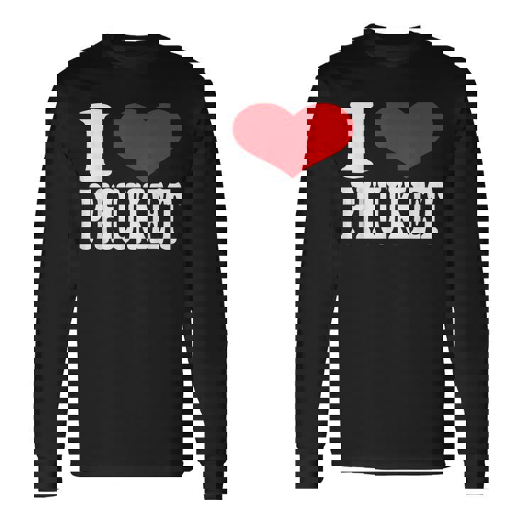 アイラブプーケット 長袖Tシャツ ギフトのアイデア