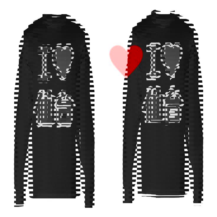 アイラブ・仙台《宮城》（I Love ハート）【47都道府県】Jimo-T ジモティ 地元愛 お土産 面白い 長袖Tシャツ