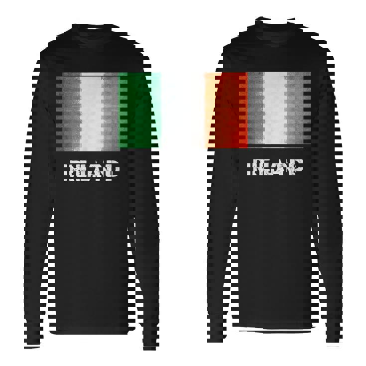 アイルランド国旗tシャツ 長袖Tシャツ