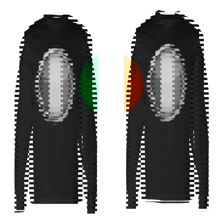 アイルランド語のためのアイルランドの旗 アイルランドの旗のデザイン アイルランドの旗 長袖Tシャツ