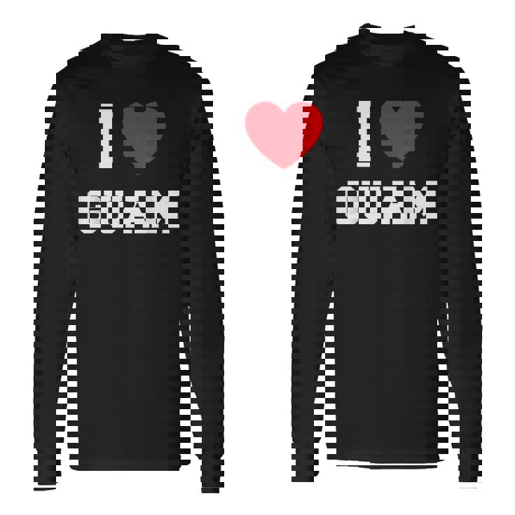 アイ・ラブ・グアム 長袖Tシャツ