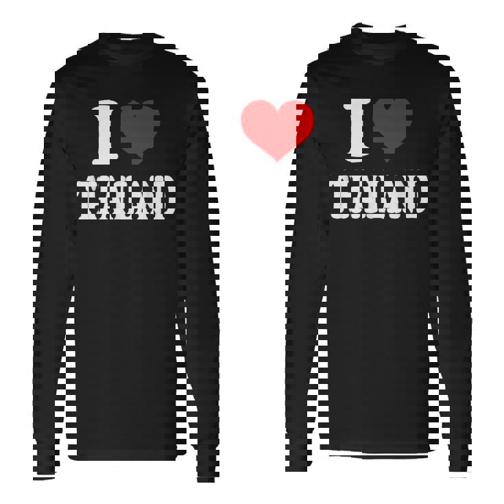 アイ・ラブ・タイランド 長袖Tシャツ