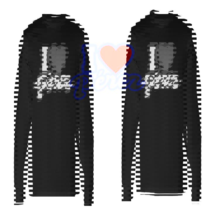 アイ・ラブ・ペレス 長袖Tシャツ
