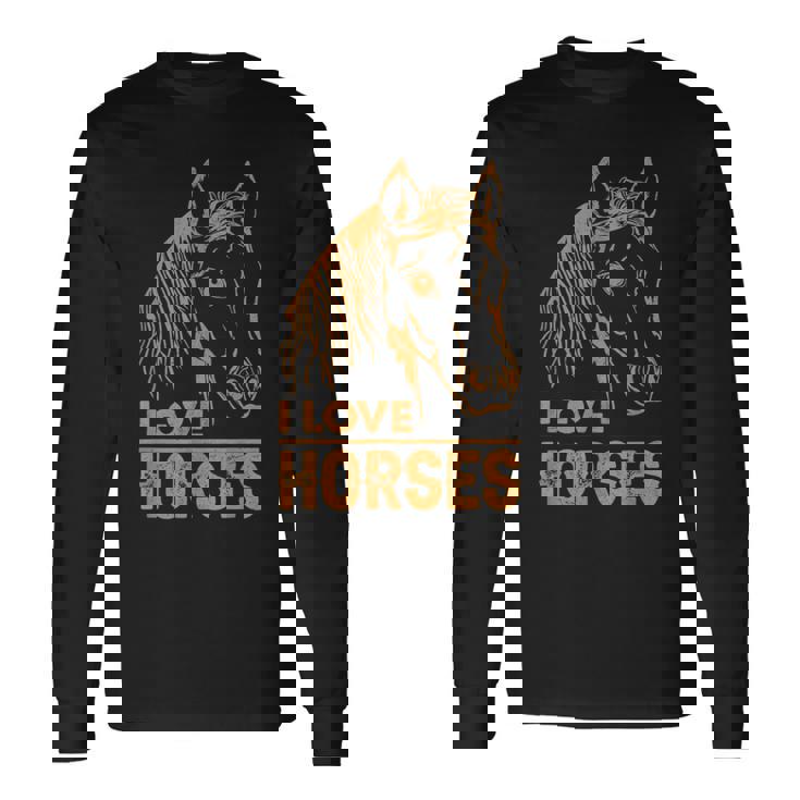 アイ・ラブ・ホース 長袖Tシャツ
