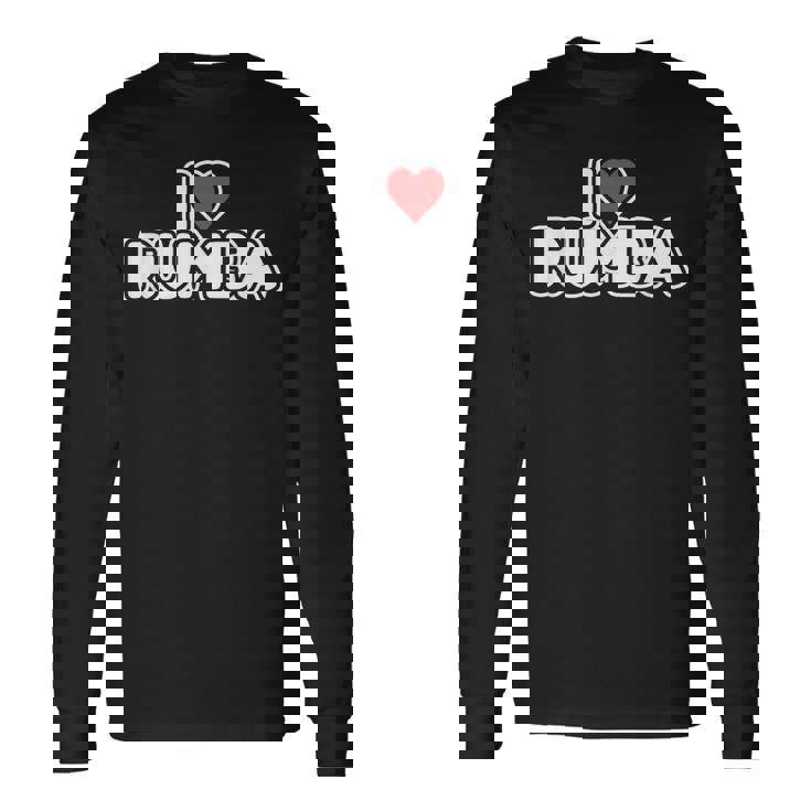 アイ・ラブ・ルンバ 長袖Tシャツ