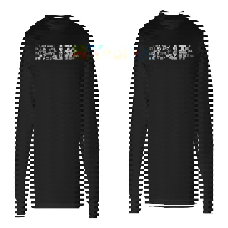 アジア 日本旅行 日本のランドマーク 広島 宮島 長袖Tシャツ