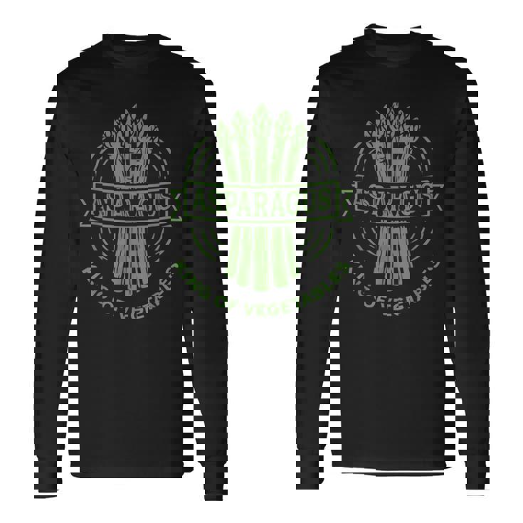 アスパラガス 野菜の王様 長袖Tシャツ