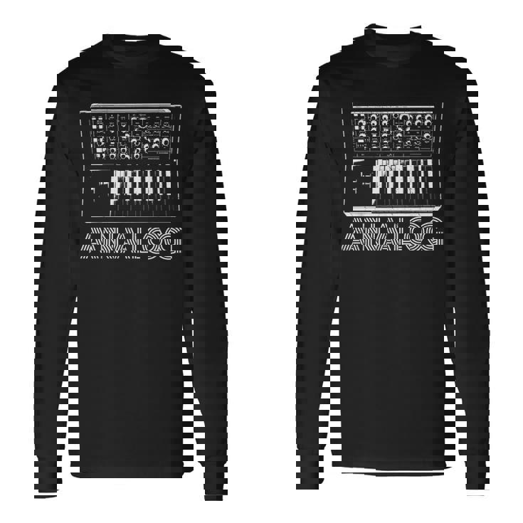 アナログシンセサイザー 音楽用シンセサイザー キーボード 長袖Tシャツ