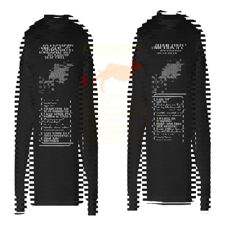 アノマロカリス 事実 最初の頂点捕食者 カンブリア紀 古生物 化石 科学 学習 進化 歴史 海洋 比較 長袖Tシャツ