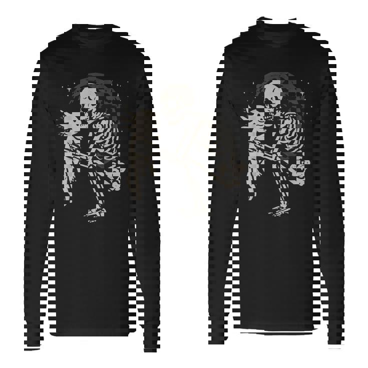 アホロートル エモ ゴス 長袖Tシャツ