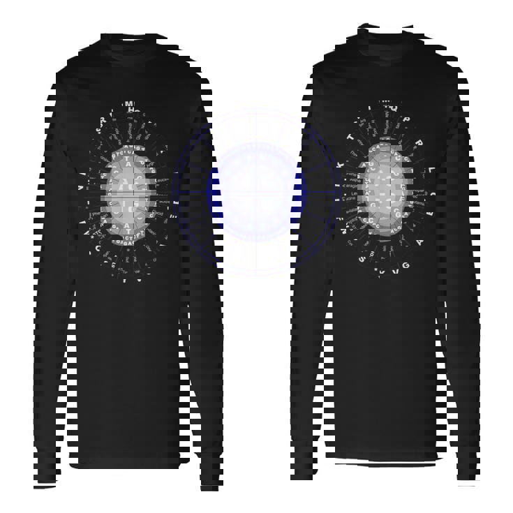 アミノ酸ホイール サイエンス Dna 遺伝学 科学者 ギフトtシャツ 長袖Tシャツ