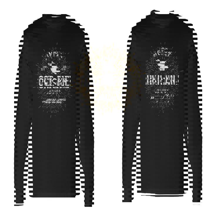 アメリカン・コッカー・スパニエル犬の恋人のためのギフト 長袖Tシャツ