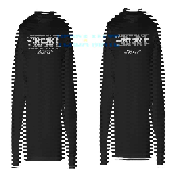 アルゼンチン アルゼンチン国旗 メンズ レディース Camisa Té Yerba Mate 長袖Tシャツ