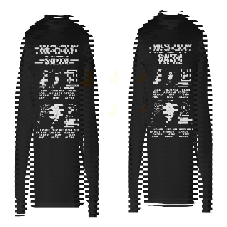 アルパカ ファンキーパー おもしろアルパカ 長袖tシャツ 長袖Tシャツ