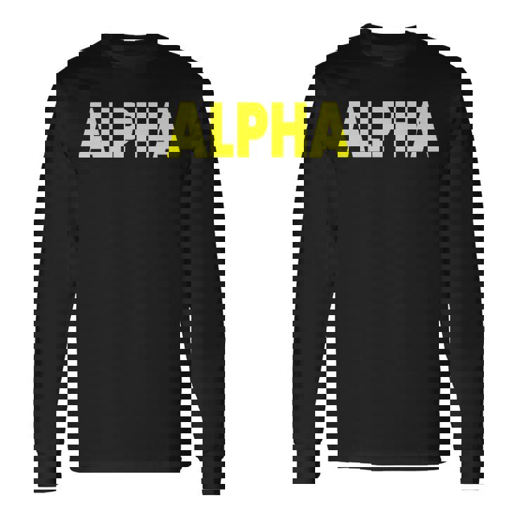 アルファ 長袖tシャツ 長袖Tシャツ