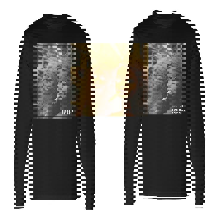 アンティーク調のドールフェイスミーム 長袖tシャツ 長袖Tシャツ