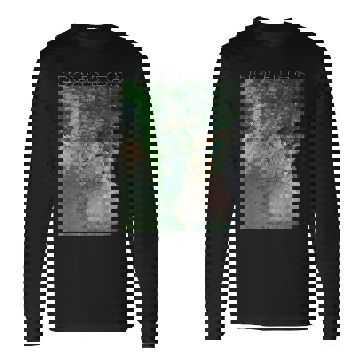 アーティストやバレリーナのための舞台裏エドガー・ドガ・ダンサーズ 長袖Tシャツ ギフトのアイデア