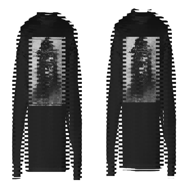 イエス、キリスト教、教会、キリスト、イエス 長袖Tシャツ ギフトのアイデア