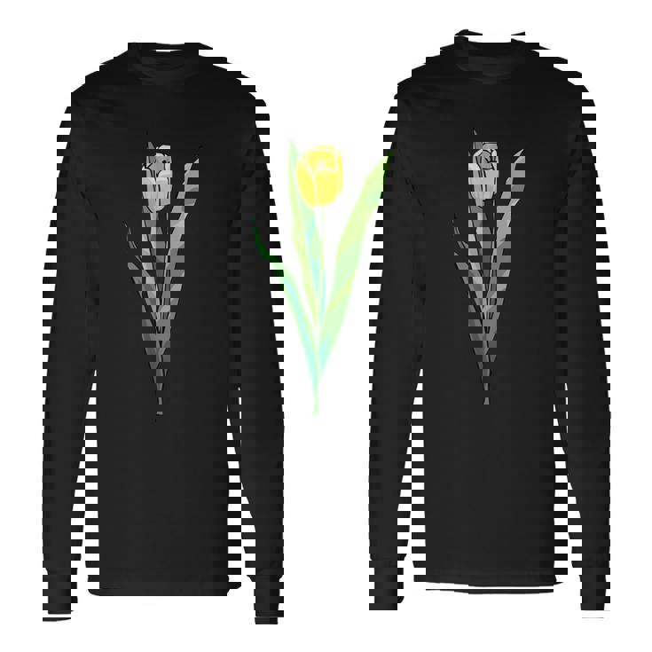 イエローチューリップ 長袖Tシャツ