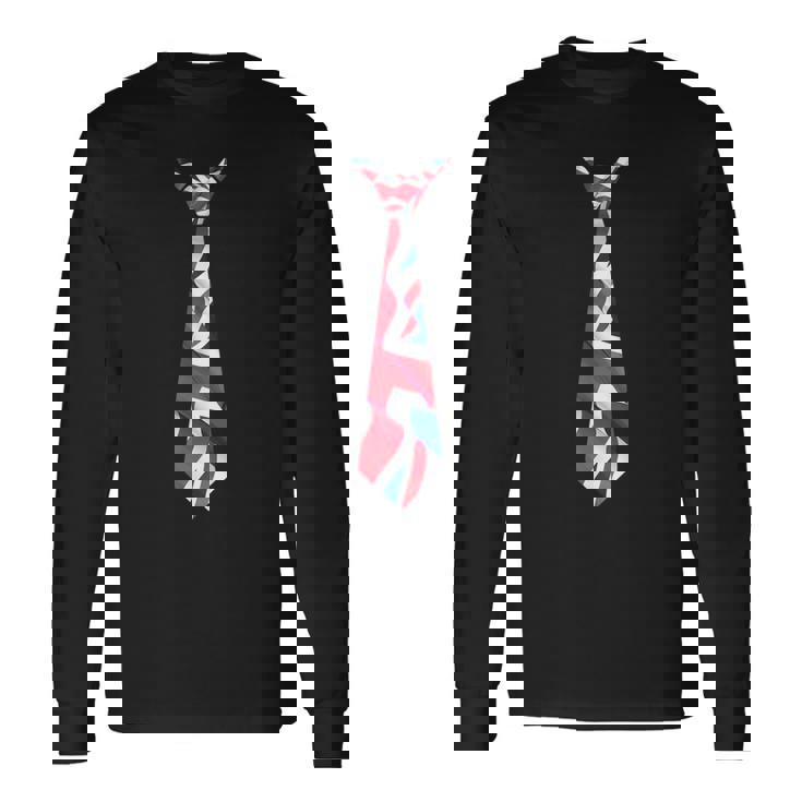 イギリス国旗ユニオンジャックネクタイ イギリス帝国 長袖Tシャツ