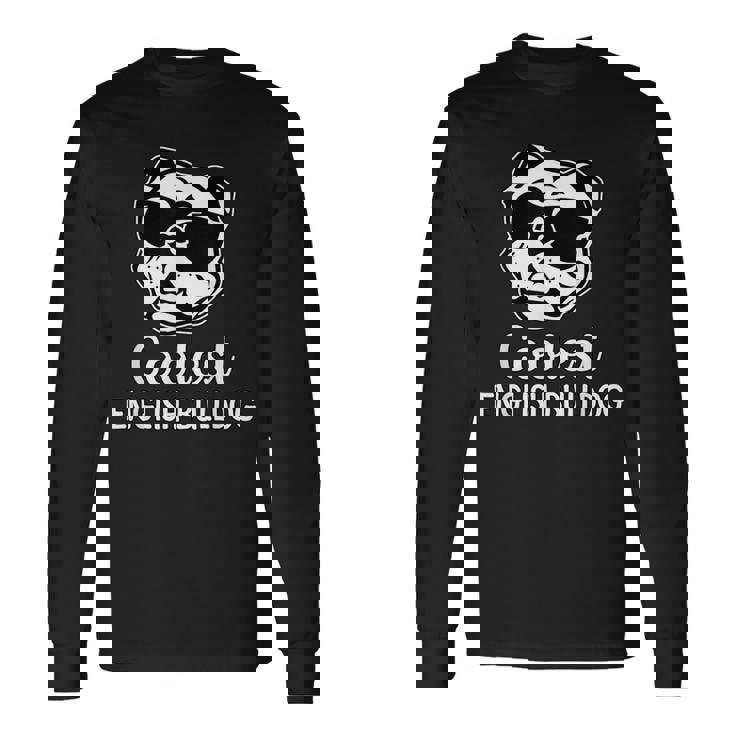 イングリッシュ・ブルドック・ドッグ・ファニー・セイリング 長袖Tシャツ