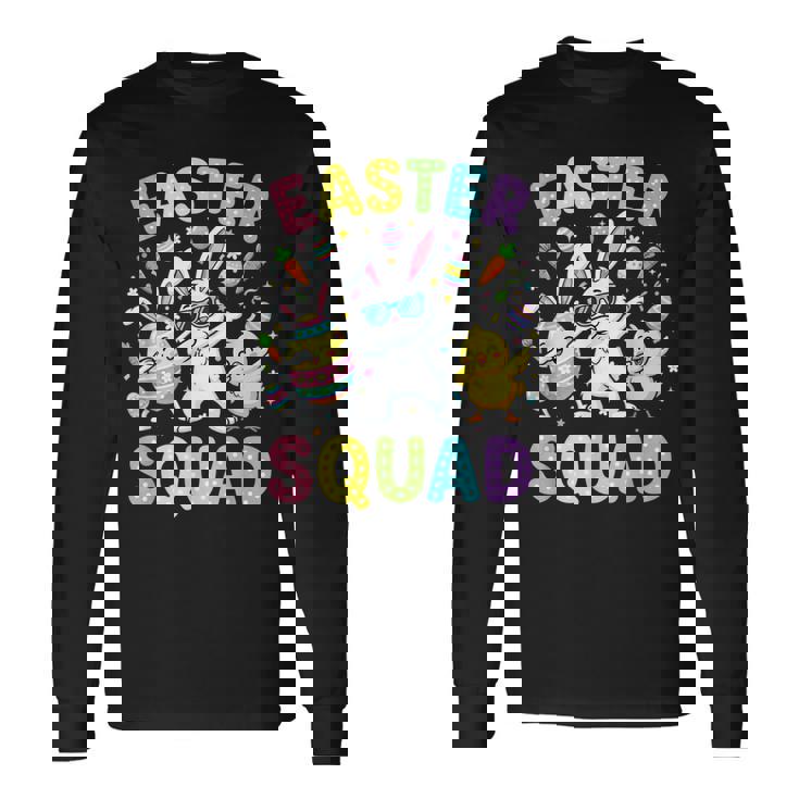 イースター隊 ハッピー イースターデー エッグ うさぎ ウサギ お祝い 長袖Tシャツ