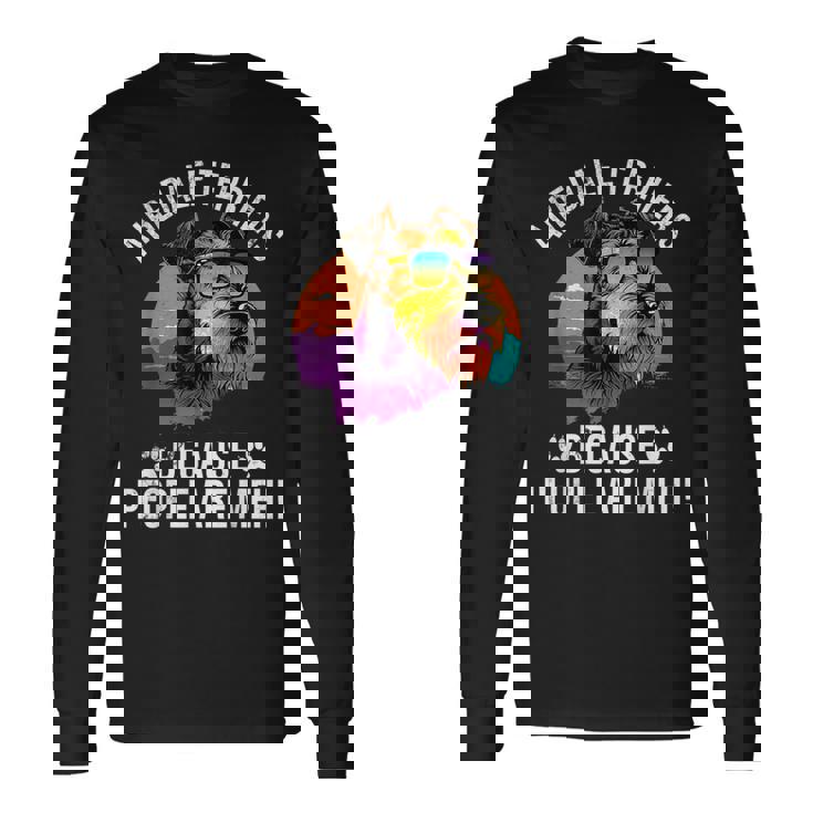 エアデールテリア なぜなら人々はメー エアデールテリア 長袖Tシャツ