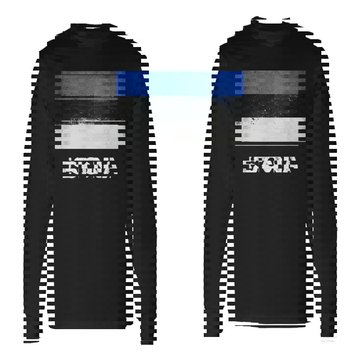 エストニア国旗tシャツ 長袖Tシャツ ギフトのアイデア