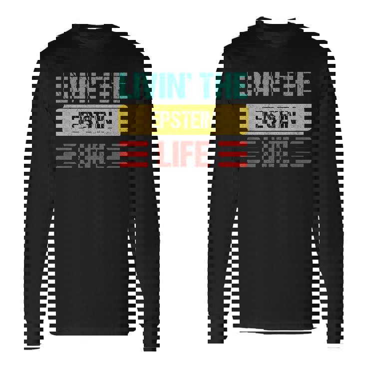 エプスタイン名 長袖Tシャツ