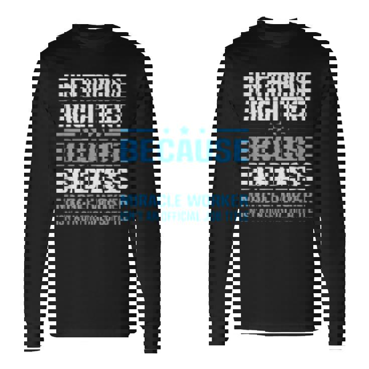 エンタープライズアーキテクトtシャツ 長袖Tシャツ