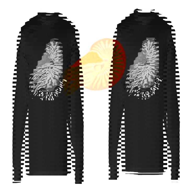 オウムガイ 海の生き物 太古の時代 海を救う 長袖Tシャツ