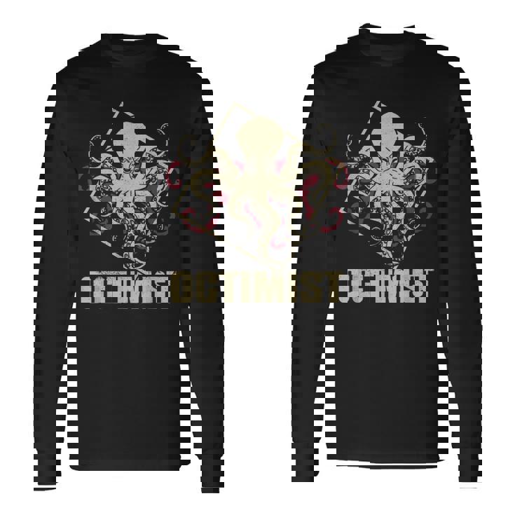 オクチミスト タコ オクトパス クラーケン イカ 長袖Tシャツ