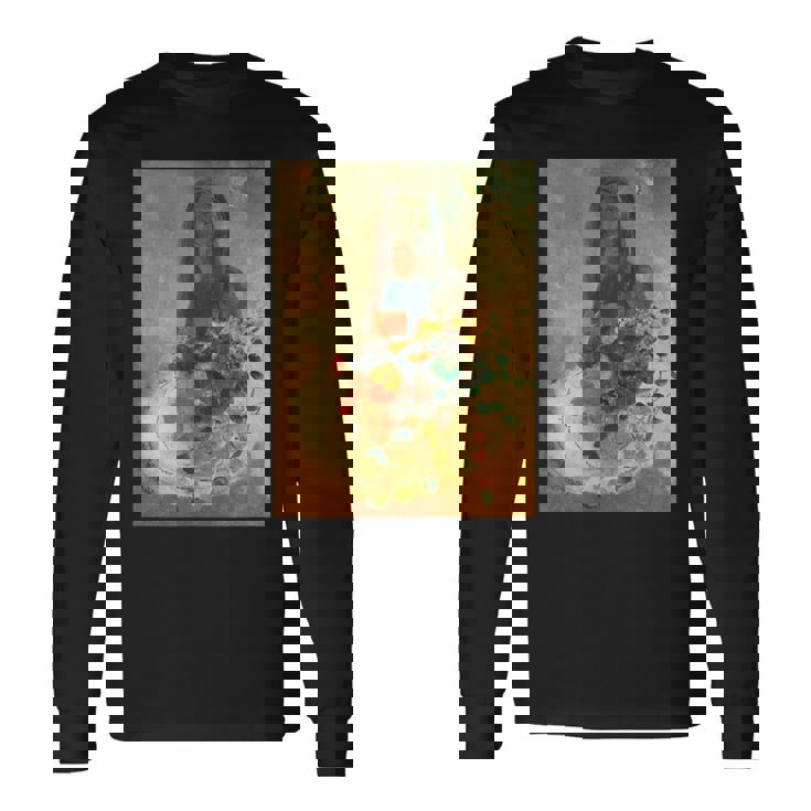 オディロン・ルドンによるミステリー 長袖Tシャツ