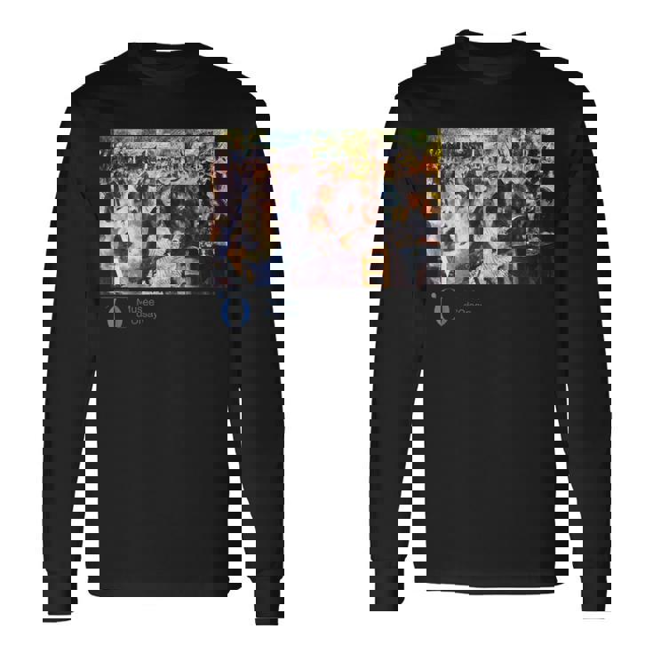 オルセー美術館パリ・ダンス・アット・ル・ムーラン・ド・ラ・ガレット・ルノワール 長袖Tシャツ