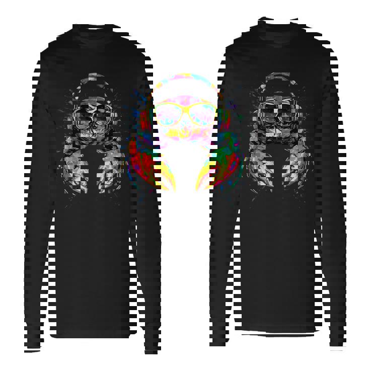 カニ カニ 甲殻類 カニ シアワガニ ザリガニ スイートクラブ 長袖tシャツ 長袖Tシャツ