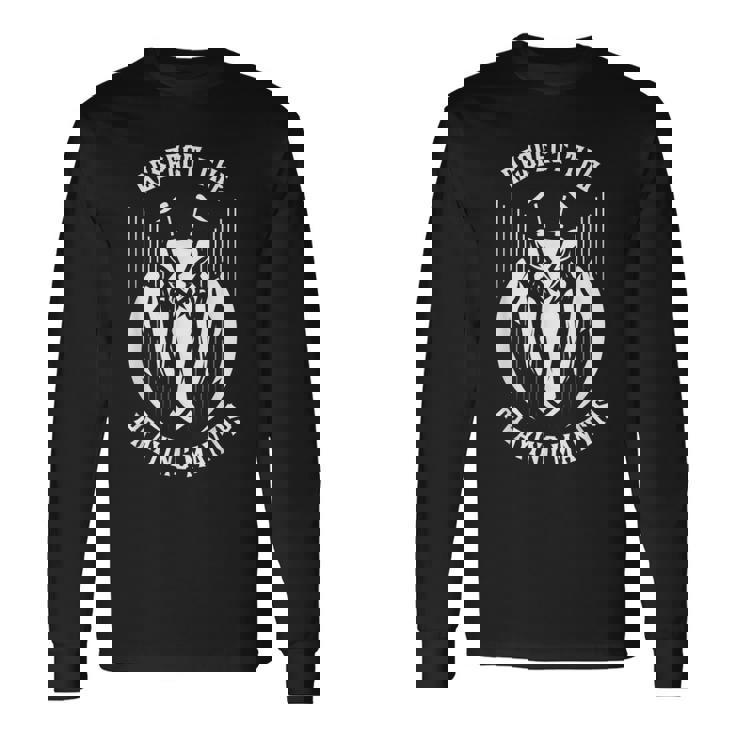 カマキリ 虫好き カマキリ 捕食昆虫 昆虫 長袖Tシャツ