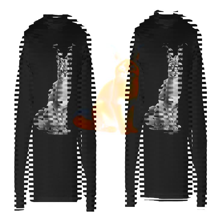 カラカルリンクス 長袖Tシャツ