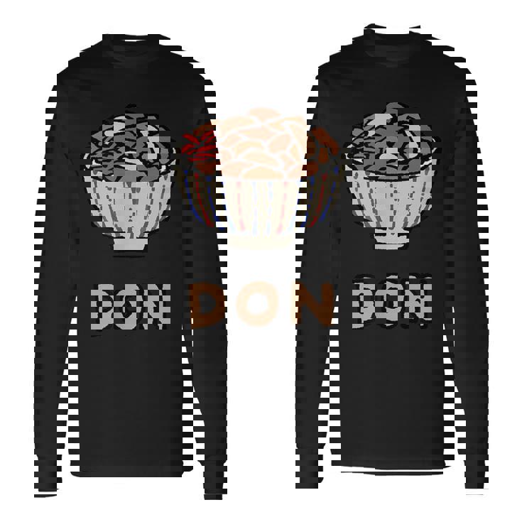 カワイイ 牛丼 和ジャンクフード 牛丼 男女兼用 長袖Tシャツ