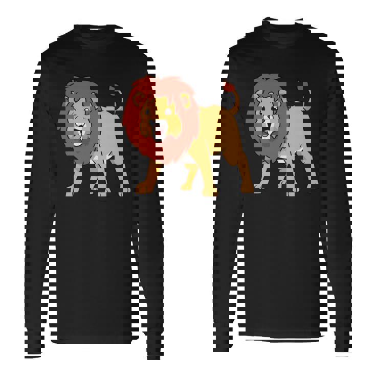 カワイイライオン 長袖tシャツ 長袖Tシャツ