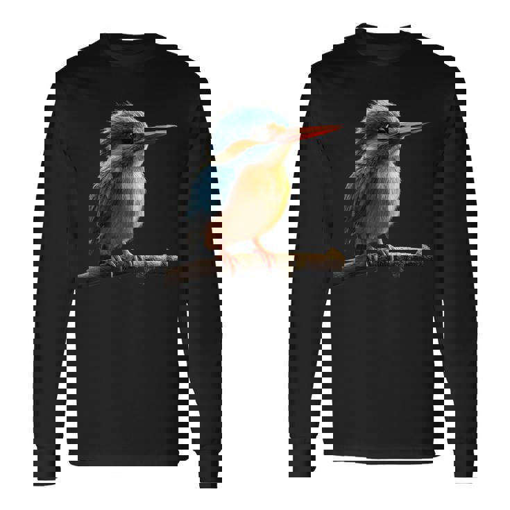 カワセミ カワセミ 鳥 甘いカワセミ カワセミ 長袖Tシャツ