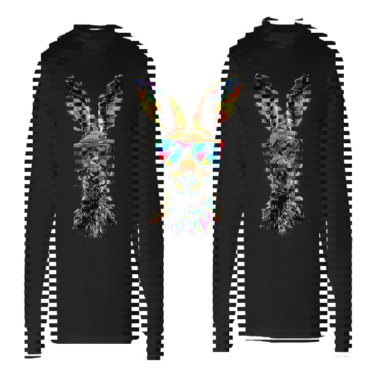 カンガルー オーストラリア ラブ・アウトバック ワイルド・スウィート・カンガルー 長袖Tシャツ