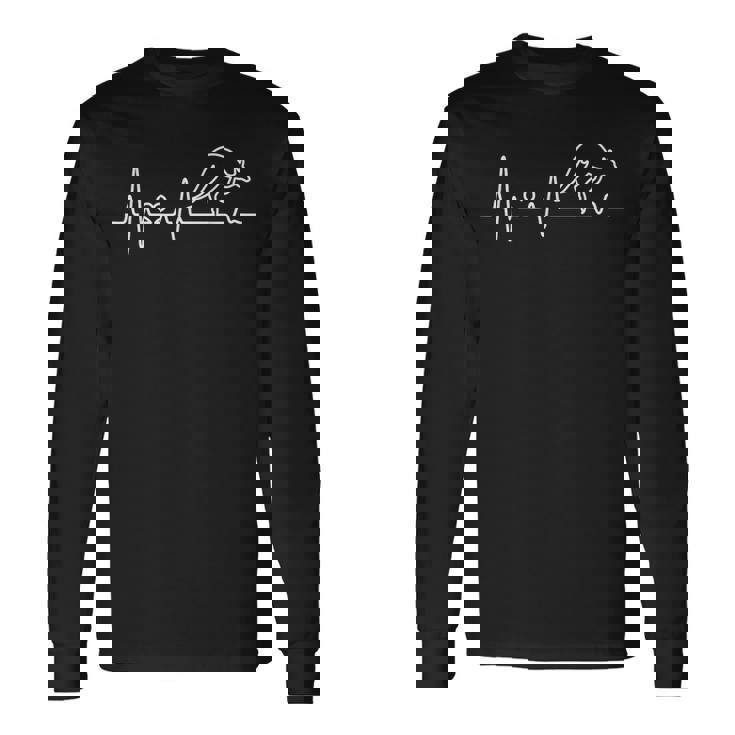 カンガルー 鼓動 オーストラリア 私はカンガルーが大好きです 長袖Tシャツ ギフトのアイデア