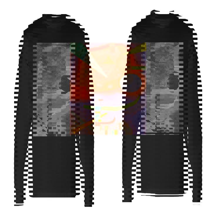 カンディンスキーによる3つの要素 長袖Tシャツ