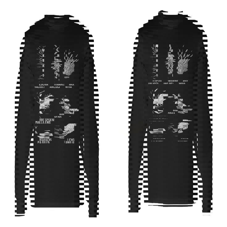 カンブリア紀 生き物 化石 古美術 進化 科学 恋人 長袖Tシャツ