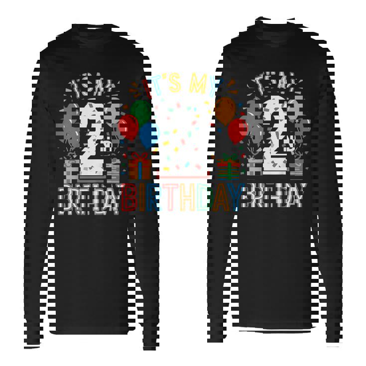 キッズ キッズ 2 歳の誕生日シャツ 男の子 幼児 2 人 2 歳の誕生日 長袖Tシャツ