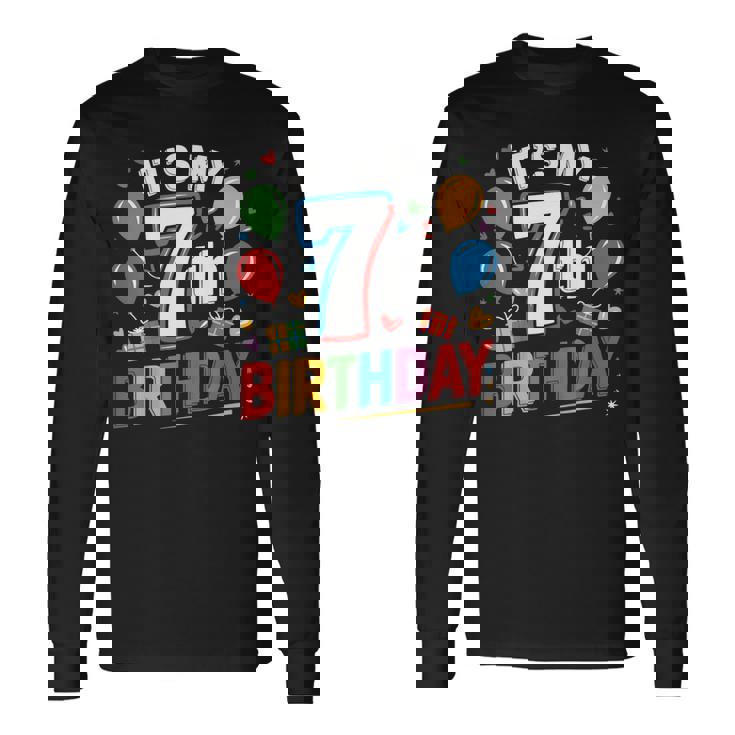 キッズ 7歳の誕生日シャツ男の子キッズ幼児7歳の誕生日男の子 長袖Tシャツ