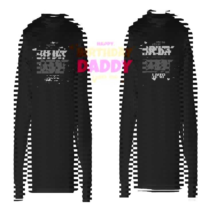 キッズ かわいい 父 誕生日 お誕生日おめでとう パパ 長袖Tシャツ