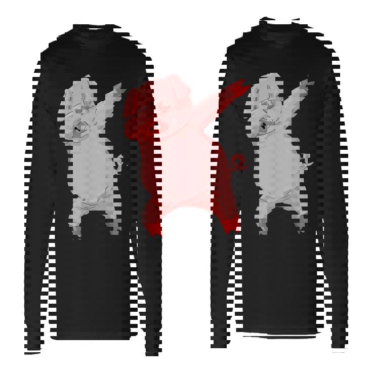 キッズ ダビングピグレット 服 ダブ ダンス 衣装 農家 ギフト 豚 長袖Tシャツ