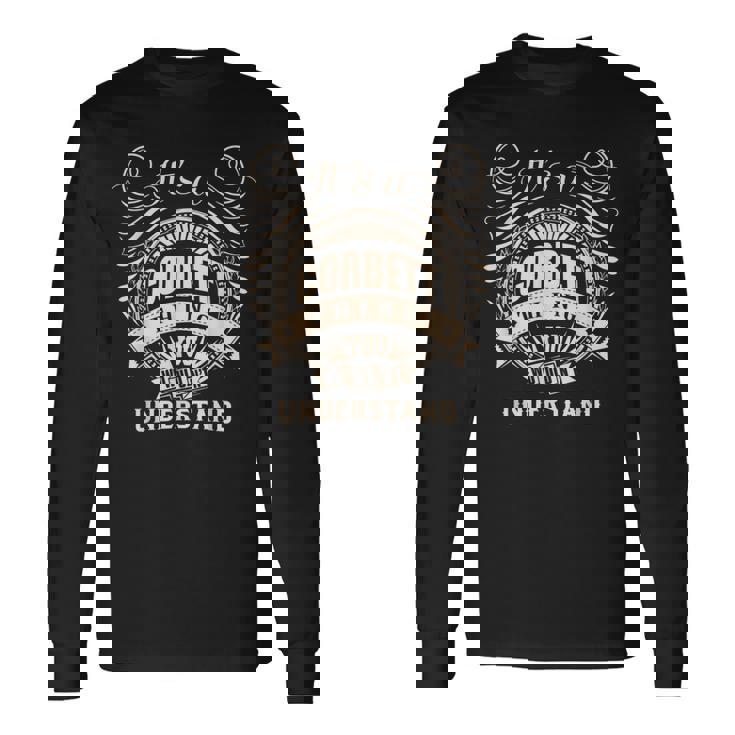 ギフトには理解できないコルベットです。 長袖Tシャツ